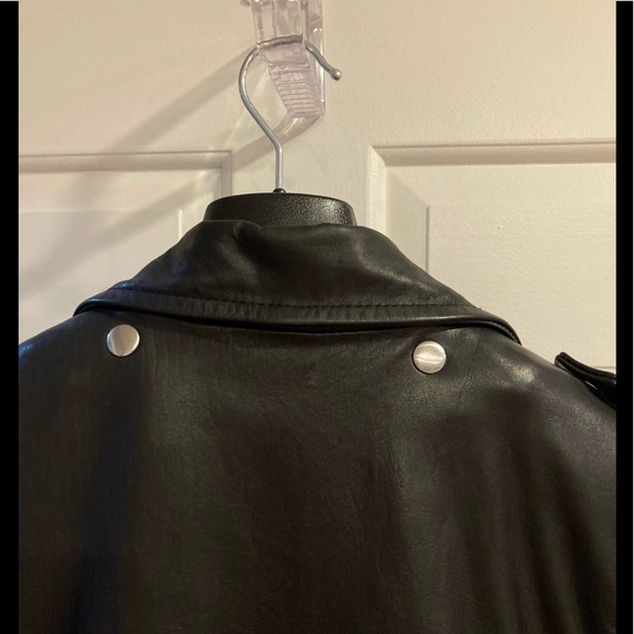 BLK DNM Leather biker Jacket No.65. Size Medium. BNWT - Picture 7 of 15